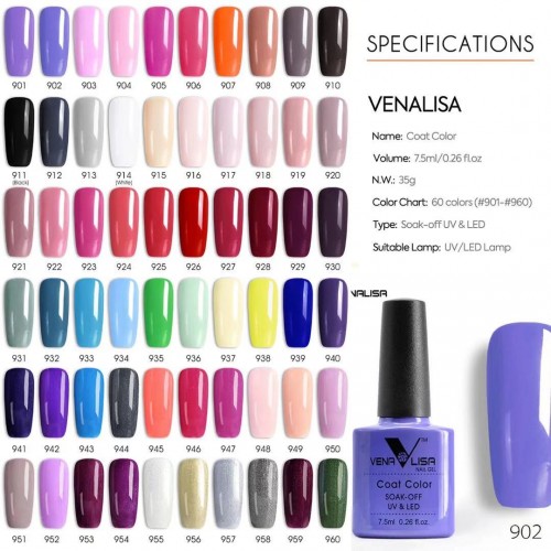 VENALISA coat  color gel za nokte 7.5ML